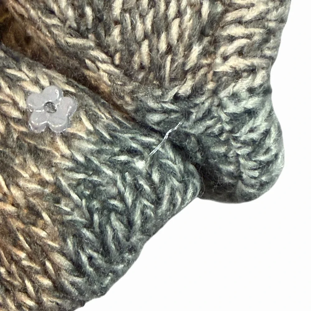 Jane and Bleecker Women's  Slipper Socks Warm Fuzzy Soft Winter Gray Knit Plush